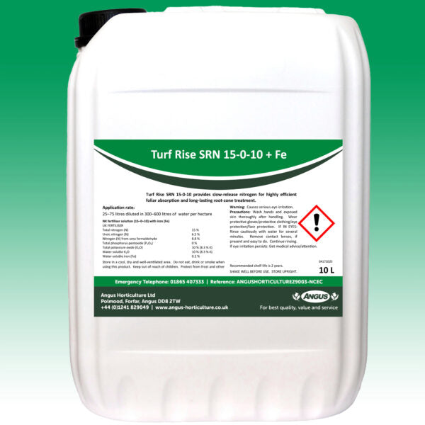 Turf Rise SRN 15-0-10 + 0.2 % Fe