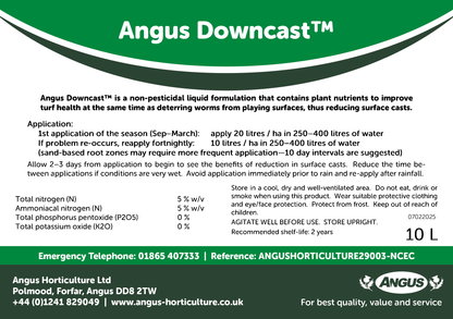 Downcast Worm Treatment